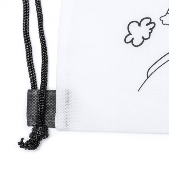 Rucsac Netesut cu Creioane, Alb