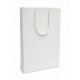 Матовый Ламинированный Бумажный Пакет, White (22x35x9 cm)