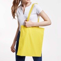 Cotton Bag Mountain, Long Handles, 37x41 cm, 140 gsm, Yellow Cotton Bag Mountain, Long Handles, 37x41 cm, 140 gsm, Yellow