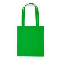 Cotton Bag Mountain, Long Handles, 37x41 cm, 140 gsm, Green Cotton Bag Mountain, Long Handles, 37x41 cm, 140 gsm, Green