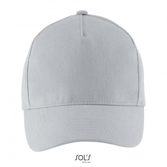 Cap Long Beach with Metal Buckle, Pure Grey Cap Long Beach with Metal Buckle, Pure Grey