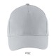 Cap Long Beach with Metal Buckle, Pure Grey Cap Long Beach with Metal Buckle, Pure Grey