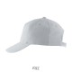 Cap Long Beach with Metal Buckle, Pure Grey Cap Long Beach with Metal Buckle, Pure Grey