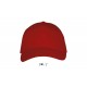 Cap Long Beach with Metal Buckle, Red Cap Long Beach with Metal Buckle, Red
