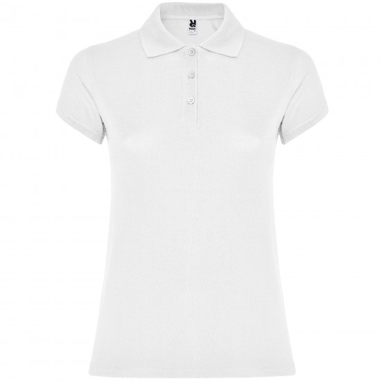 Tricou Polo Star Woman, White, p-u Dame, XXL