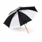 Semi-automatic Umbrella, White/Black