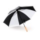 Semi-automatic Umbrella, White/Black