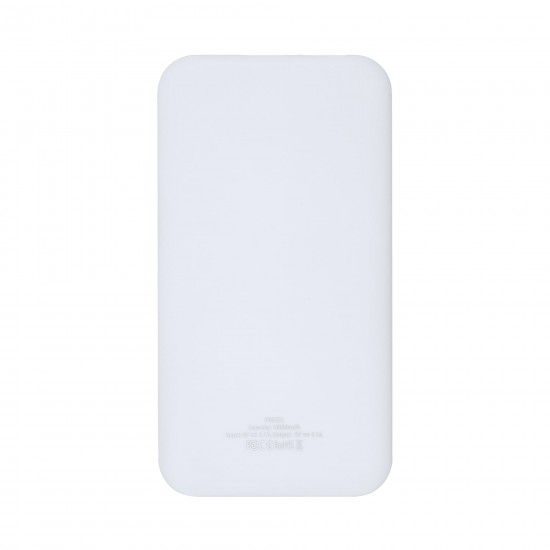 Power Bank Robbie, 10000 mAh, White/White