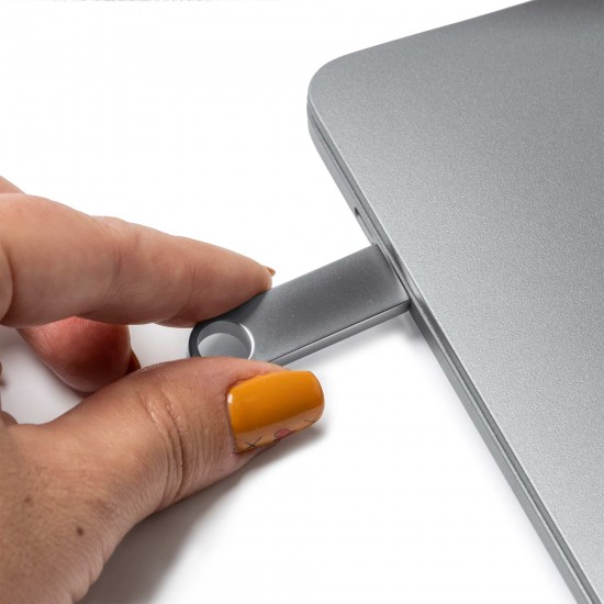 USB Flash Drive, Roy, Silver, 16Gb