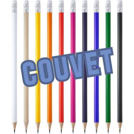 Pencil Couvet, White Pencil Couvet, White